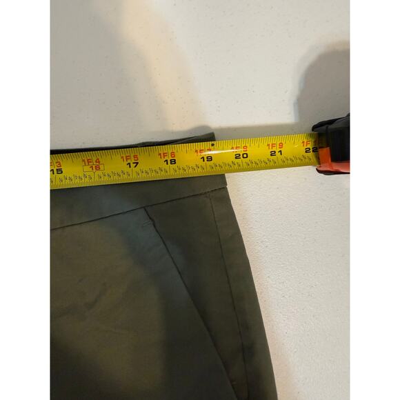 Banana Republic Women's Pants Avery Casual Green Straight Leg Size: 16 - Picture 7 of 8